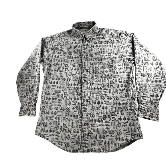 Woolrich Other - Vintage Woolrich Mens Large camping Shirt Southwestern USA Made Rugged Outdoor